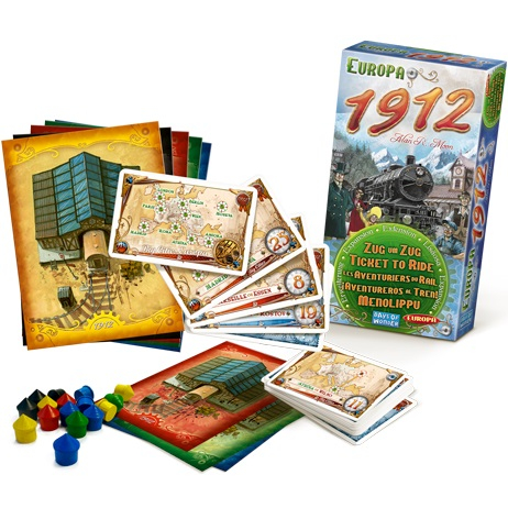 Joc de societate Ticket to Ride Europe 1912, limba engleza varsta 7-9 ani ,9-12 ani ,12-14 ani ,14-18 ani ,18+, Unisex [2]