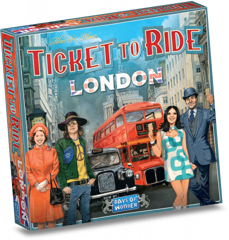 Jucării și Jocuri pentru copii - Joc de societate Ticket To Ride Londra, limba romana varsta 8-9 ani ,9-12 ani ,12-14 ani ,14-18 ani ,18+, Unisex