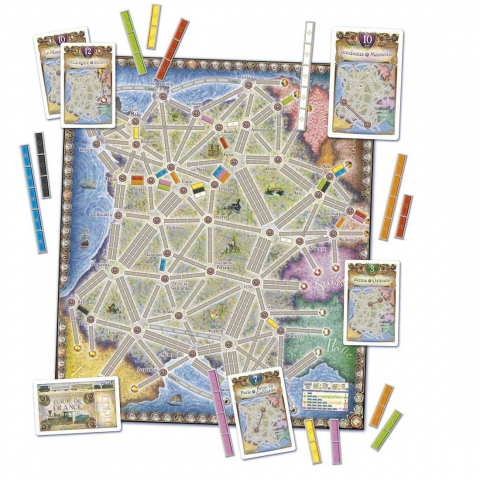 Joc de societate Ticket to Ride Map Collection France & Old West, extensie, limba engleza varsta 7-9 ani ,9-12 ani ,12-14 ani ,14-18 ani ,18+, Unisex [2]
