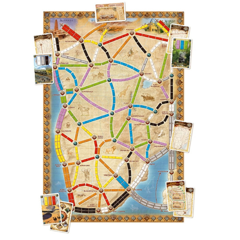 Joc de societate Ticket to Ride Map Collection Heart of Africa, extensie, limba engleza varsta 7-9 ani ,9-12 ani ,12-14 ani ,14-18 ani ,18+, Unisex [2]
