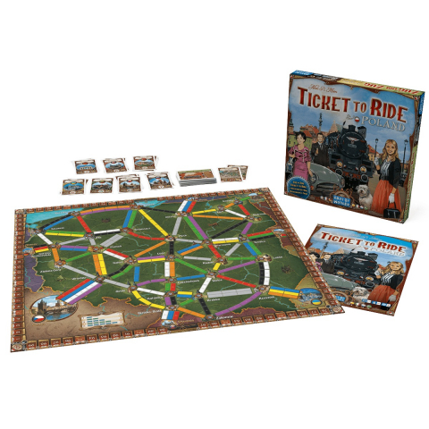 Joc de societate Ticket to Ride Map Collection: Poland, extensie, limba engleza varsta 7-9 ani ,9-12 ani ,12-14 ani ,14-18 ani ,18+, Unisex [2]
