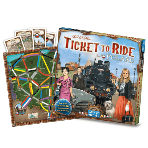 Joc de societate Ticket to Ride Map Collection: Poland, extensie, limba engleza varsta 7-9 ani ,9-12 ani ,12-14 ani ,14-18 ani ,18+, Unisex [1]
