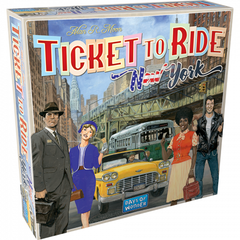 Jucării și Jocuri pentru copii - Joc de societate Ticket To Ride New York, limba romana varsta 7-9 ani ,9-12 ani ,12-14 ani ,14-18 ani ,18+, Unisex