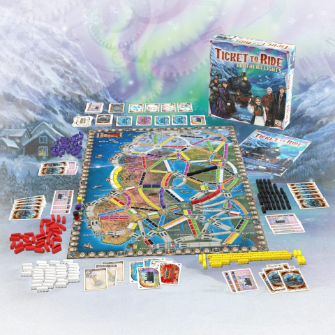 Joc de societate Ticket to Ride Northern Lights, limba engleza copii varsta 8 ani + [3]