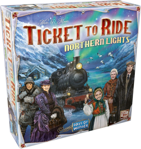 Jucării și Jocuri pentru copii - Joc de societate Ticket to Ride Northern Lights, limba engleza copii varsta 8 ani +