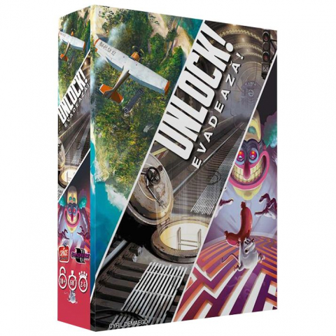 Jocuri de Masa, Societate, Cooperare si Boardgames - Joc de societate Unlock! varsta 9-12 ani ,12-14 ani ,14-18 ani ,18+, Unisex