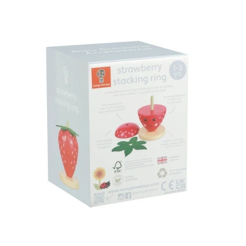 Joc de stivuit capsuna, Orange Tree Toys Baiat, Fata, varsta 3 - 6 ani [4]