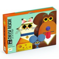 Cărți Educative, Activități - Goana dupa cascaval, Joc de strategie cu carti, Cheese rescue, Djeco