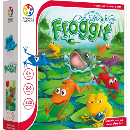 Jucării și Jocuri pentru copii - Joc educativ de strategie ⭐ Froggit de la Smart Games