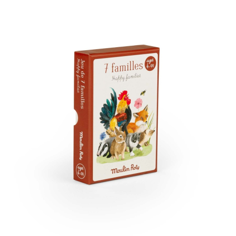 Jucării și Jocuri pentru copii - Joc de strategie Happy families, Moulin Roty Baiat, Fata, varsta +9 ani, 3 - 6 ani, 6 - 9 ani