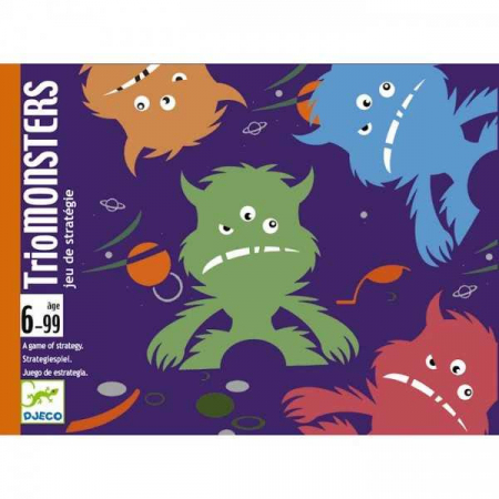 Cadouri Jucării Copii Grădiniță - TrioMonsters, Joc de strategie, Djeco, varsta 6 - 9, 9+ ani, Baiat, Fata