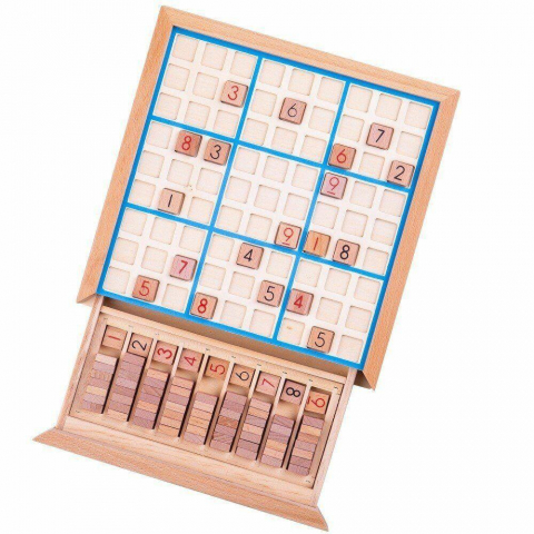 Jucării și Jocuri pentru copii - Joc din lemn - Sudoku