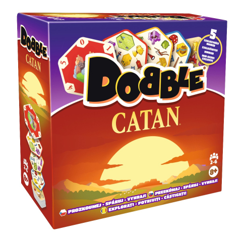 Jucării și Jocuri pentru copii - Joc Dobble Catan, limba romana copii varsta 8 ani +