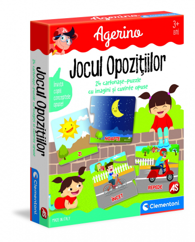 Jucării și Jocuri pentru copii - joc educativ agerino jocul opozitiilor, varsta de la 2 ani la 5 ani