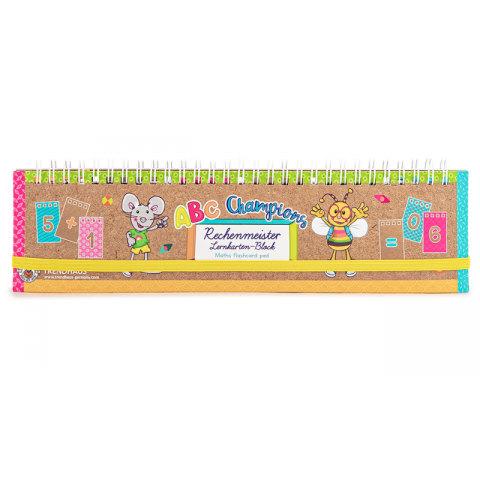 Joc educativ - blocnotes cu cartonase pentru operatii matematice - Trendhaus CH28748 / CH29323, 265x76x15mm, cu spira [1]