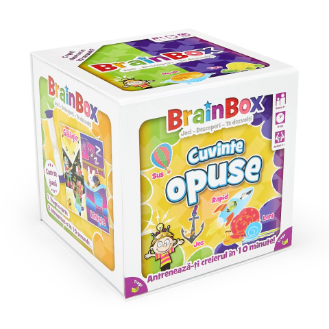 Jucării și Jocuri pentru copii - Joc educativ BrainBox Cuvinte opuse varsta 4-5 ani ,5-7 ani ,7-9 ani ,9-12 ani ,12-14 ani ,14-18 ani ,18+, Unisex