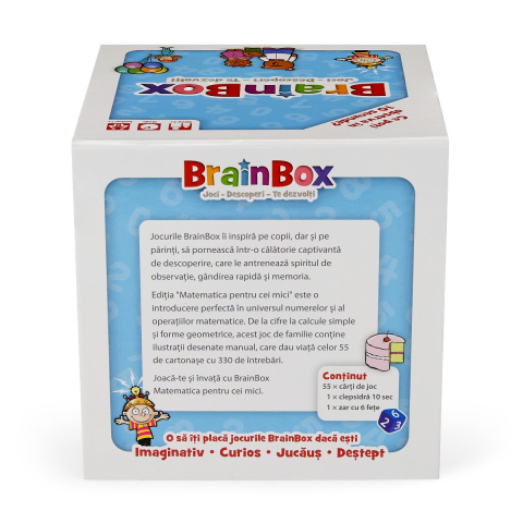Joc educativ BrainBox Matematica pentru cei mici varsta 5-7 ani ,7-9 ani ,9-12 ani ,12-14 ani ,14-18 ani ,18+, Unisex [4]