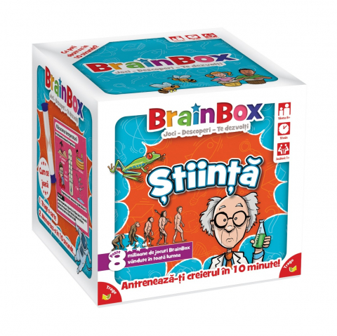 Jucării și Jocuri pentru copii - Joc educativ BrainBox Stiinta varsta 4-5 ani ,5-7 ani ,7-9 ani ,9-12 ani ,12-14 ani ,14-18 ani ,18+, Unisex