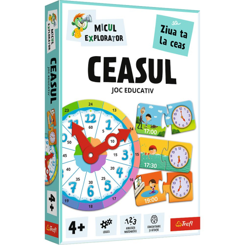 Jucării și Jocuri pentru copii - Joc educativ ceasul micul explorator