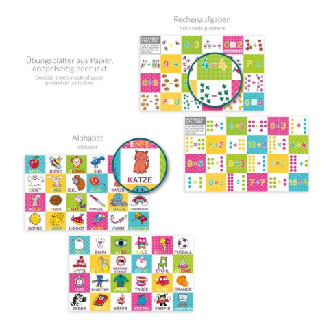 Joc educativ - cifre, litere, animalute - Trendhaus, magnetic, CH28900 [3]