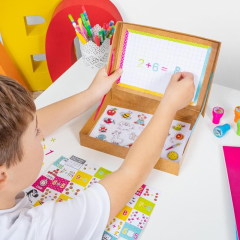 Joc educativ - cifre, litere, animalute - Trendhaus, magnetic, CH28900 [6]