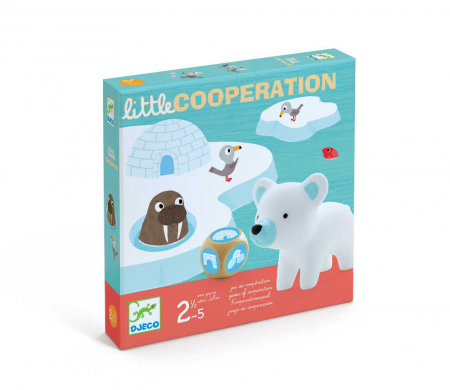 Joc educativ de cooperare, Little Cooperation, Djeco, varsta 1 - 3, 3 - 6 ani, Baiat, Fata