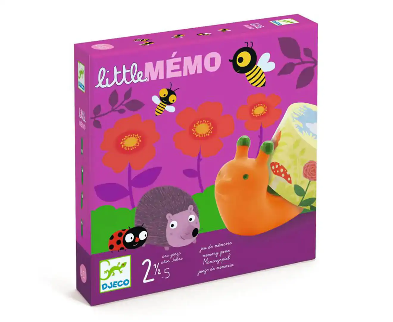 Joc educativ de memorie, Little Memo, Djeco, varsta 1 - 3, 3 - 6 ani, Baiat, Fata