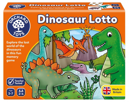 Jucării și Jocuri pentru copii - Joc educativ Dinozaur DINOSAUR LOTTO