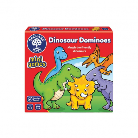 Jucării și Jocuri pentru copii - Joc educativ Domino Dinozauri DINOSAUR DOMINOES