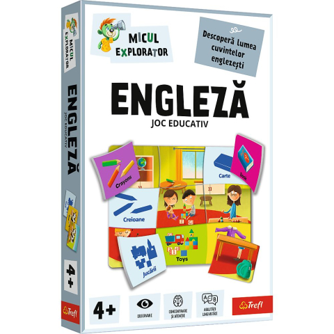 Jucării și Jocuri pentru copii - Joc educativ engleza micul explorator