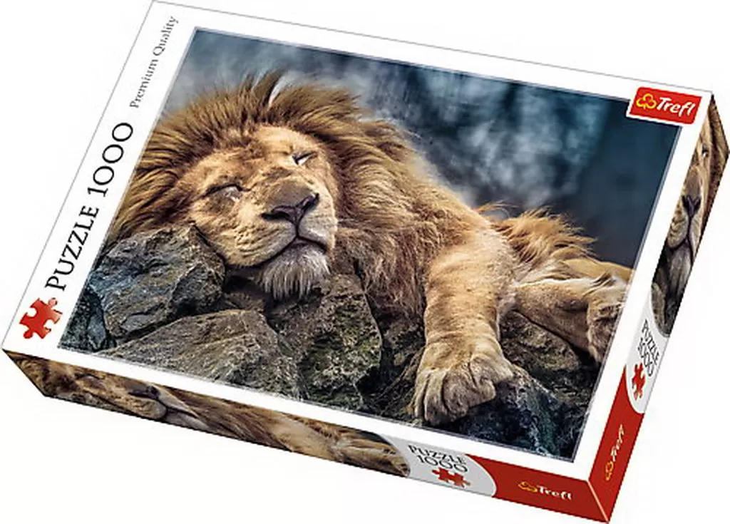 Jucării și Jocuri pentru copii - Puzzle trefl 1000 leu dormind