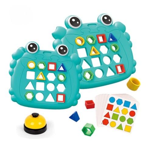 Jocuri si Jucarii Educative - Joc Educativ Forme Geometrice – Gandire Rapida si Memorie – 3 Ani+