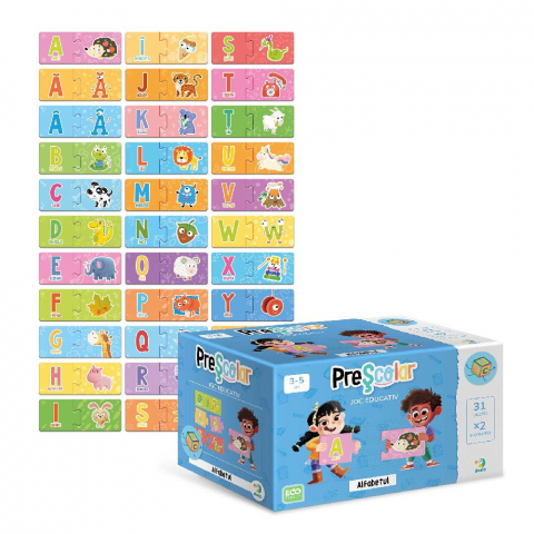 Jucării și Jocuri pentru copii - Joc educativ - Invat alfabetul (limba romana)