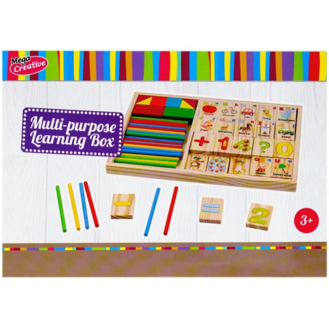 Jucării și Jocuri pentru copii - Joc educativ - Invata matematica - Mega Creative, din lemn, multicolor, 3+ ani, 483257