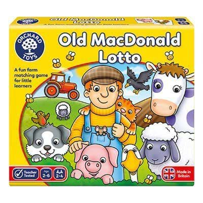 Jucării și Jocuri pentru copii - Joc educativ Loto OLD MACDONALD