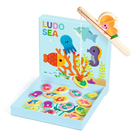 Jucării și Jocuri pentru copii - Joc educativ Ludo Sea, Djeco Baiat, Fata, varsta 1 - 3 ani, 3 - 6 ani