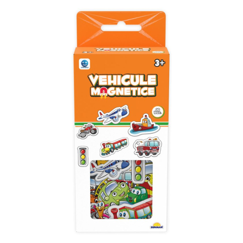 Jucării și Jocuri pentru copii - Joc educativ magnetic Vehicule  Smile Games