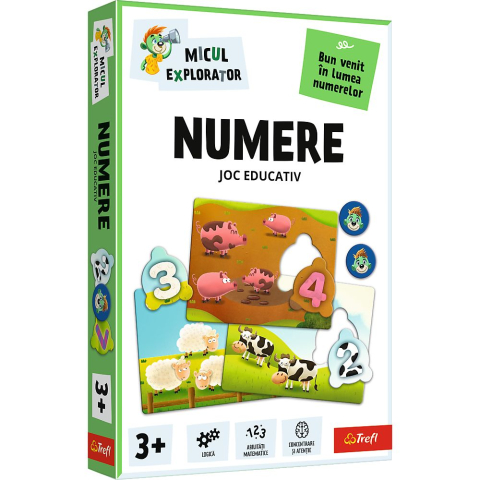 Jucării și Jocuri pentru copii - Joc educativ numere micul explorator