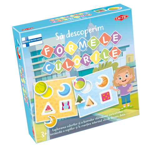 Jucării și Jocuri pentru copii - Joc educativ Sa descoperim Formele si culorile varsta 3-5 ani ,5-7 ani, Unisex