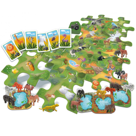 Joc educativ Sa exploram in safari! varsta 4-5 ani ,5-7 ani ,7-9 ani, Unisex [2]