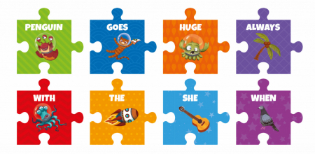 Joc educativ Smarty Puzzle, pentru familie - Star Words, varsta 6 - 9, 9+ ani, Baiat, Fata [1]