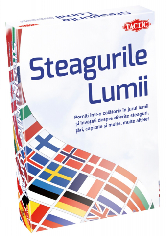 Jucării și Jocuri pentru copii - Joc educativ Steagurile Lumii varsta 7-9 ani ,9-12 ani ,12-14 ani ,14-18 ani ,18+, Unisex