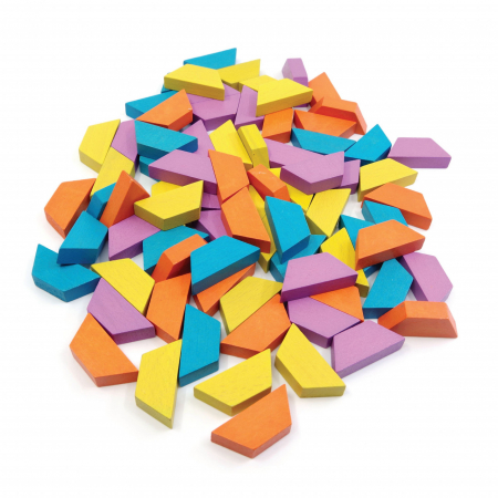 Joc educativ tip mozaic cu forme trapezoidale, Explorare, varsta 3 - 6, 6 - 9 ani, Baiat, Fata [2]
