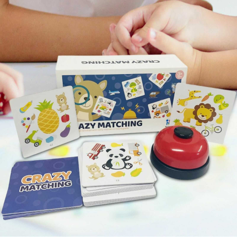 Joc de memorie copii, Gaseste Perechea, 54 carti cu clopotel [2]