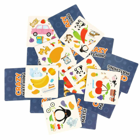 Joc de memorie copii, Gaseste Perechea, 54 carti cu clopotel [8]