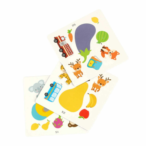 Joc de memorie copii, Gaseste Perechea, 54 carti cu clopotel [10]