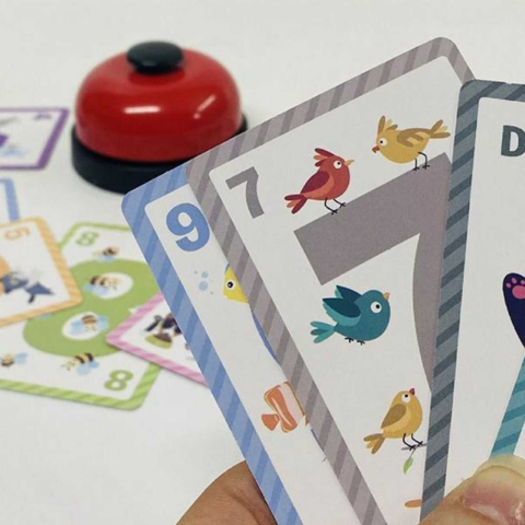 Joc de memorie copii, Gaseste Perechea, 54 carti cu clopotel [12]