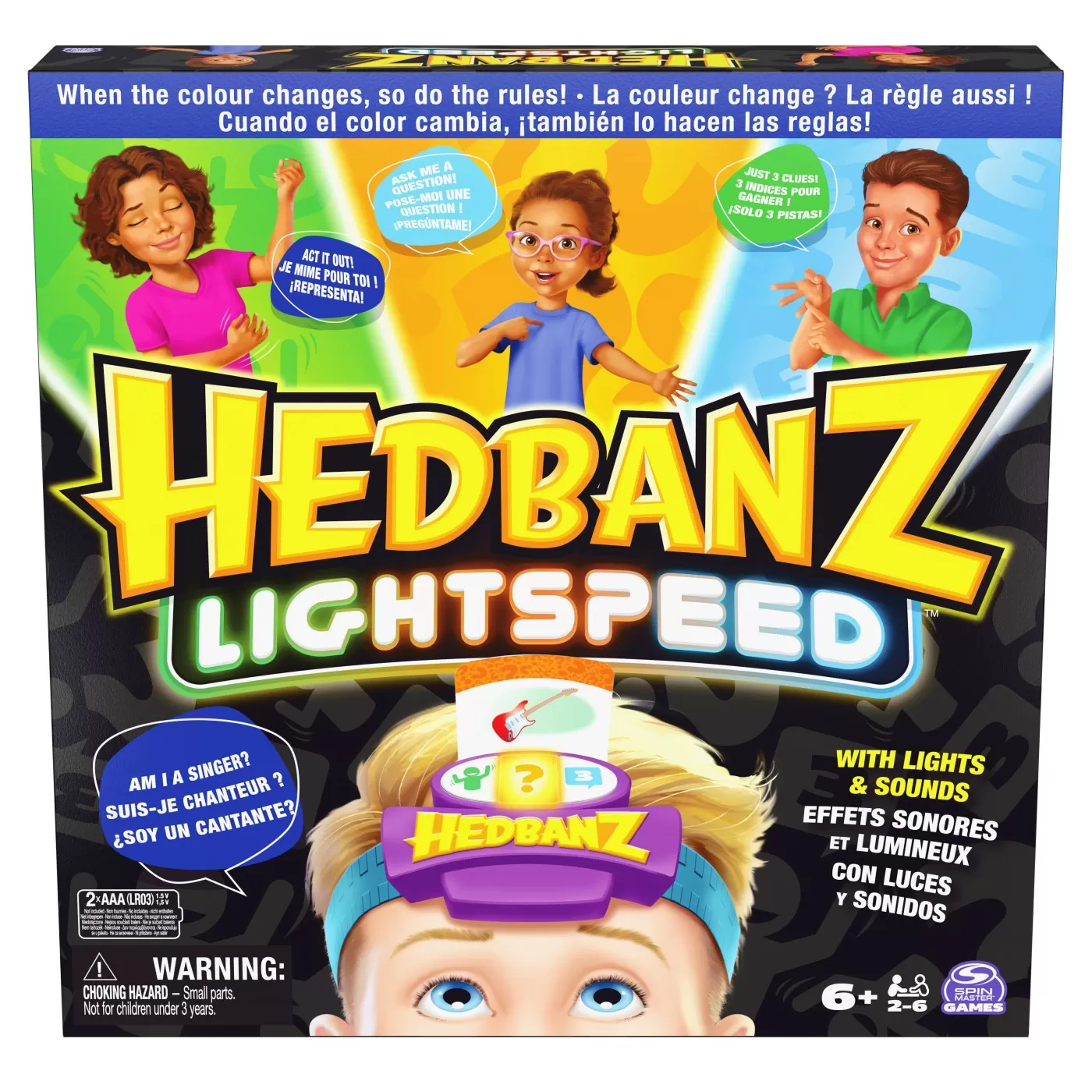 Jucării și Jocuri pentru copii - Joc hedbanz lightspeed