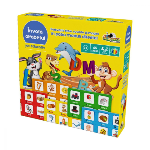 Jucării și Jocuri pentru copii - Joc Invata alfabetul ( magnetic) 