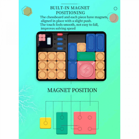 Puzzle joc de gandire logica, magnetic, electronic [8]